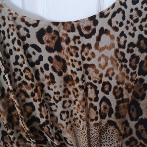 Sleeveless leopard print dress - Picture 6 of 6
